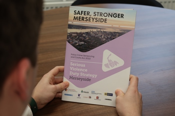Merseyside Serious Violence Duty Strategy front cover