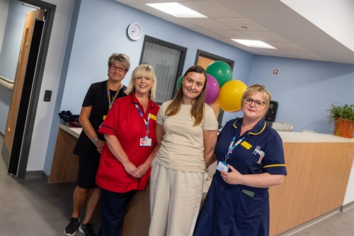 Sharon Thomas First Patient In New Women And Childrens Building 500X333